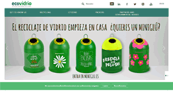 Desktop Screenshot of ecovidrio.es