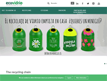 Tablet Screenshot of ecovidrio.es